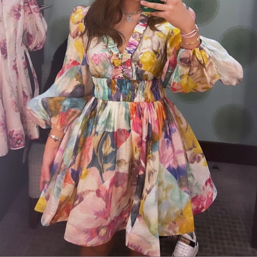 Zimmermann Multicolor Floral Dress - Picture 5 of 7